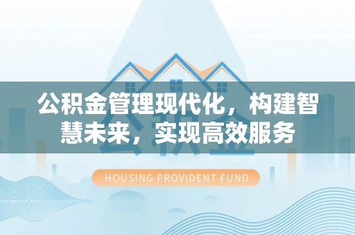 昌邑公积金管理现代化，构建智慧未来，实现高效服务