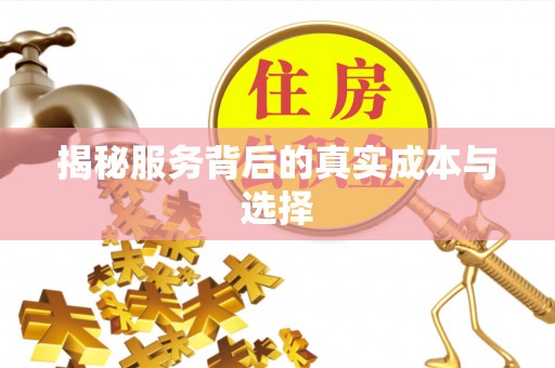 昌邑揭秘服务背后的真实成本与选择