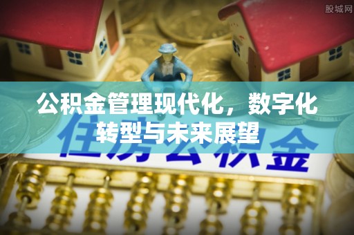 昌邑公积金管理现代化，数字化转型与未来展望