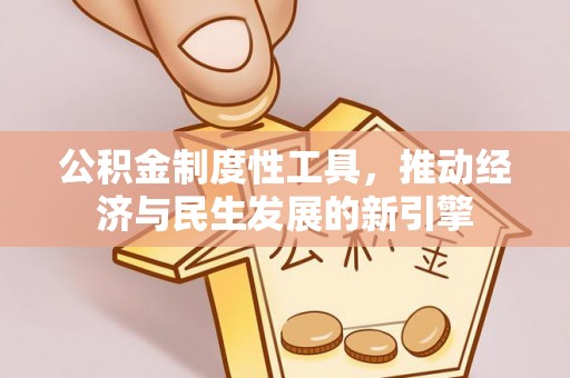 昌邑公积金制度性工具，推动经济与民生发展的新引擎