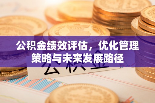 昌邑公积金绩效评估，优化管理策略与未来发展路径