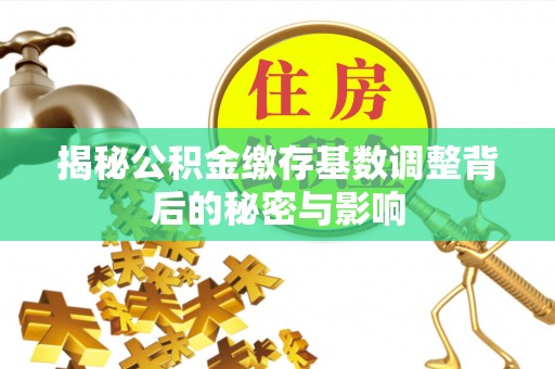 昌邑揭秘公积金缴存基数调整背后的秘密与影响