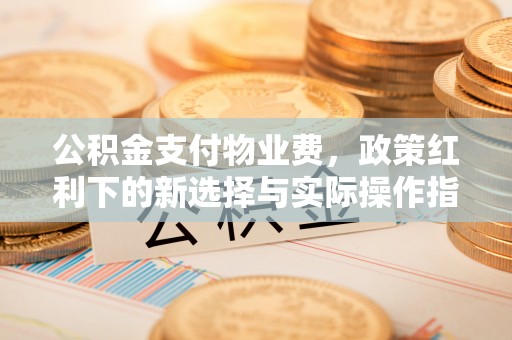 昌邑公积金支付物业费，政策红利下的新选择与实际操作指南