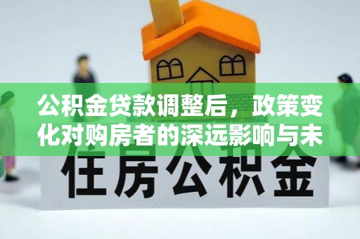昌邑公积金贷款调整后，政策变化对购房者的深远影响与未来趋势分析