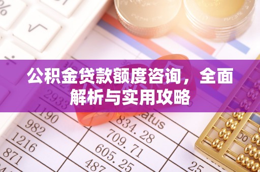 昌邑公积金贷款额度咨询，全面解析与实用攻略