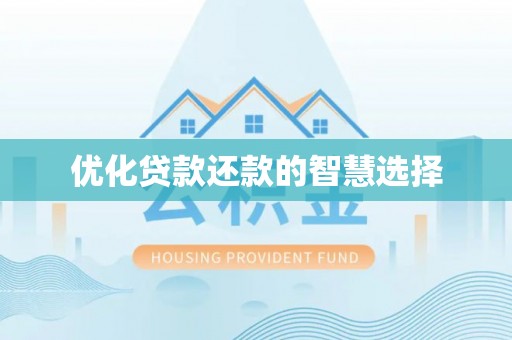 昌邑优化贷款还款的智慧选择