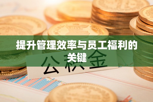 昌邑提升管理效率与员工福利的关键