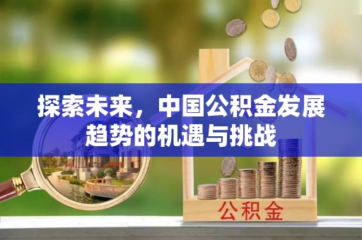 昌邑探索未来，中国公积金发展趋势的机遇与挑战